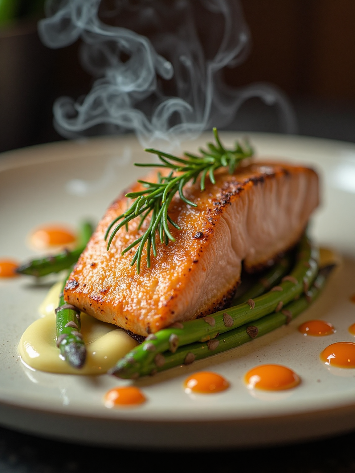 Plated Salmon Dish